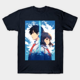 your name fanart anime graphic tee T-Shirt